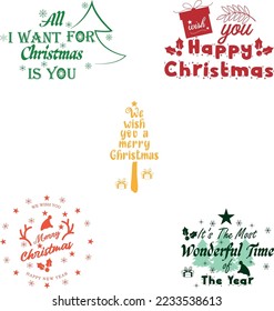 Christmas ornament SVG bundle hand-lettered Christmas SVG Christmas cut file Christmas scene SVG  svg