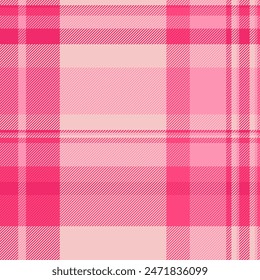 Christmas ornament textile check plaid, online tartan seamless vector. Rough fabric background texture pattern in red and light colors.
