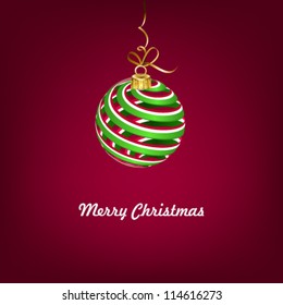 Christmas ornament vector background