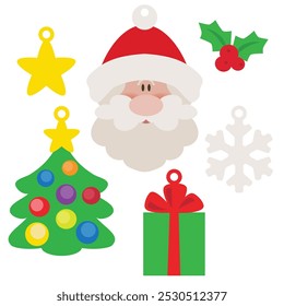 Christmas ornament vector cartoon illustration