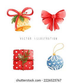 Christmas ornament, Christmas vector illustration