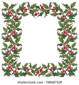 25,101 Holly berry hand drawn Images, Stock Photos & Vectors | Shutterstock