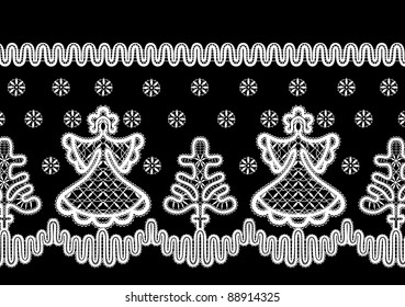 Christmas ornaments with an angel