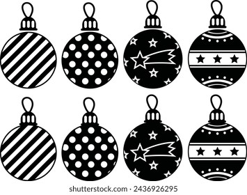 Christmas ornaments, christmas 
 ball, merry christmas, christmas holiday, vector illustration file