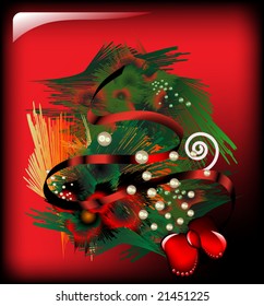 christmas ornaments with bow