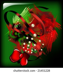 christmas ornaments with bow