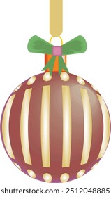 Christmas ornaments colourful baubles design