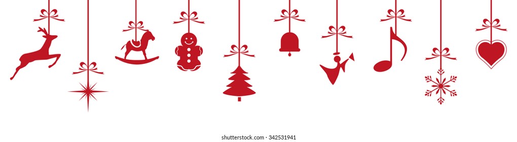 christmas ornaments hanging