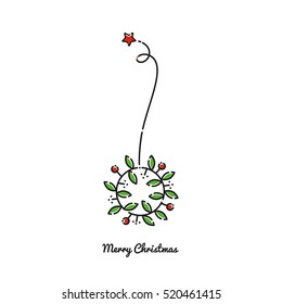 Christmas ornaments, icon, background, element, Vector file