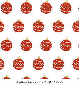 Christmas ornaments pattern with eps format file.