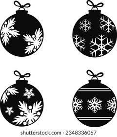 Christmas ornaments svg, Round Christmas Ornament, Christmas balls, svg