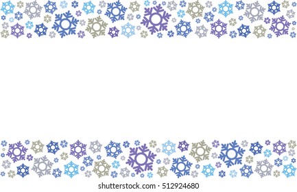 Christmas ornaments vector background.
