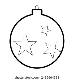 Christmas ornaments vector image art