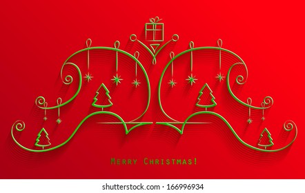 Christmas ornaments for your design / Greeting card
