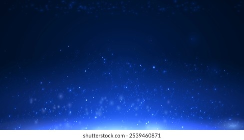 Christmas or other abstract background with soft lights and shiny. Vector.