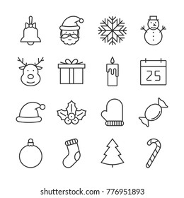 Christmas Outline Icons