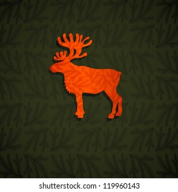 Christmas paper background, vector eps8 illustration