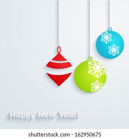 Christmas paper balls