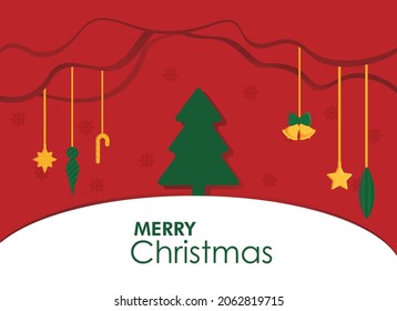 Christmas Paper cut Poster vector