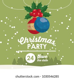Christmas part invitation card
