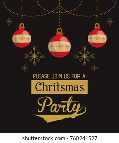 Christmas part invitation card