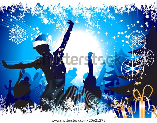 Christmas Party Background Stock Vector (Royalty Free) 20621293