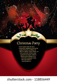 Christmas Party Background Available Jpg Version Stock Vector (Royalty