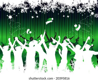 Christmas party background for your design
