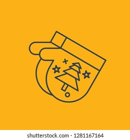 Christmas Party Day Icon Vector Graphic Download Template Modern