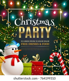 Christmas Party Festive Poster