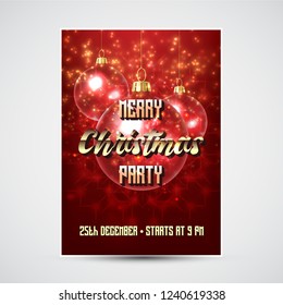 Christmas Party Flyer Design