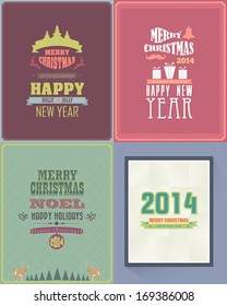Christmas Party Flyer Poster Vector Design Template