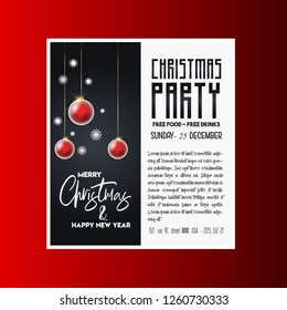 Christmas Party Flyer Template