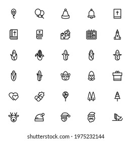 christmas and party icon or logo isolated sign symbol vector illustration - Collection of high quality black style vector icons
