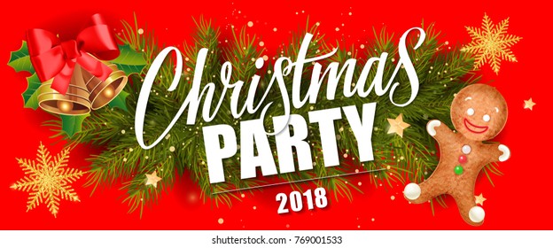 Christmas Party Lettering