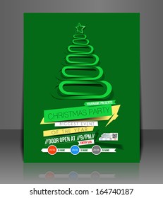 Christmas Party & New Year Party Flyer & Poster Cover Template