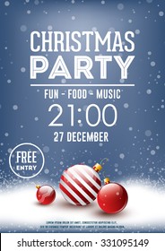 Christmas Party Poster