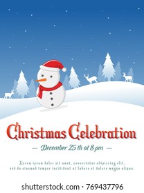 Christmas party poster background collection