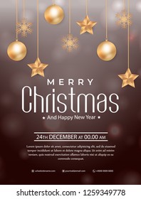 Christmas Party Poster Template