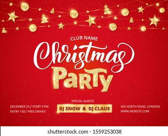 885 Free Christmas Party Invitation Template Images, Stock Photos ...