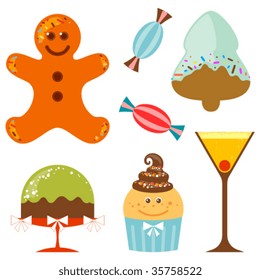 Christmas party sweets.