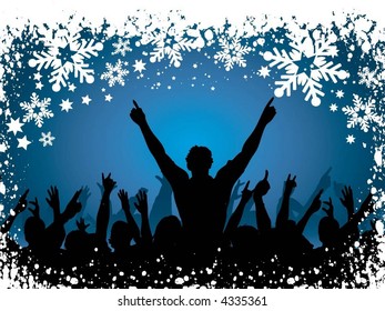 Christmas party - vector