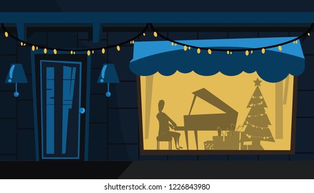 Christmas party vector illustration