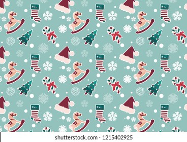 Christmas pattern background 