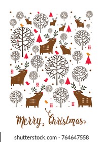 Christmas pattern background