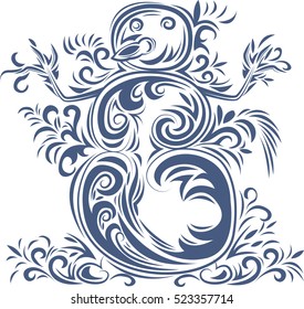 Christmas pattern background. Snowman Abstraction Vector