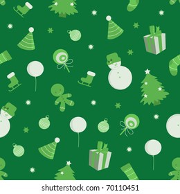 Christmas Pattern Background. Vector Illustration.