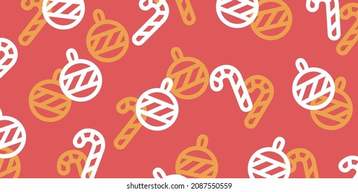 Christmas pattern background wallpaper (Christmas Item series,flat version,vector)	
