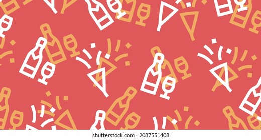 Christmas pattern background wallpaper (Christmas Item series,flat version,vector)	
