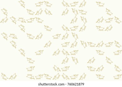 Christmas pattern with beautiful colored elements